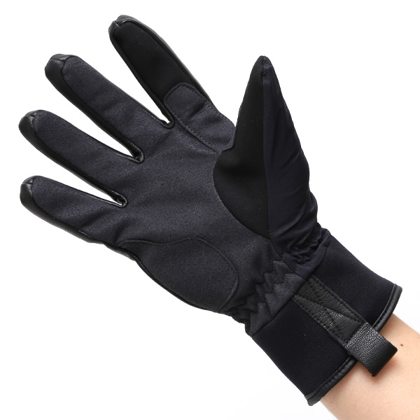  手袋 自転車 メンズ スマホ対応 防寒 温かい 防風 防水 高機能　冬用 通勤 通学 グローブ バイク ブラック 黒 黒色 サイクリング アウトドア ロードバイク 手袋 タッチパネル操作可能 ペレック(PELLEK) KURODA(クロダ)