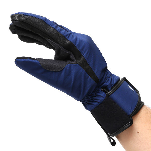  手袋 自転車 メンズ スマホ対応 防寒 温かい 防風 防水 高機能　冬用 通勤 通学 グローブ バイク ブルー ネイビー 青色 サイクリング アウトドア ロードバイク 手袋 タッチパネル操作可能 ペレック(PELLEK) KURODA(クロダ)