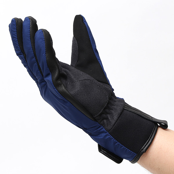  手袋 自転車 メンズ スマホ対応 防寒 温かい 防風 防水 高機能　冬用 通勤 通学 グローブ バイク ブルー ネイビー 青色 サイクリング アウトドア ロードバイク 手袋 タッチパネル操作可能 ペレック(PELLEK) KURODA(クロダ)