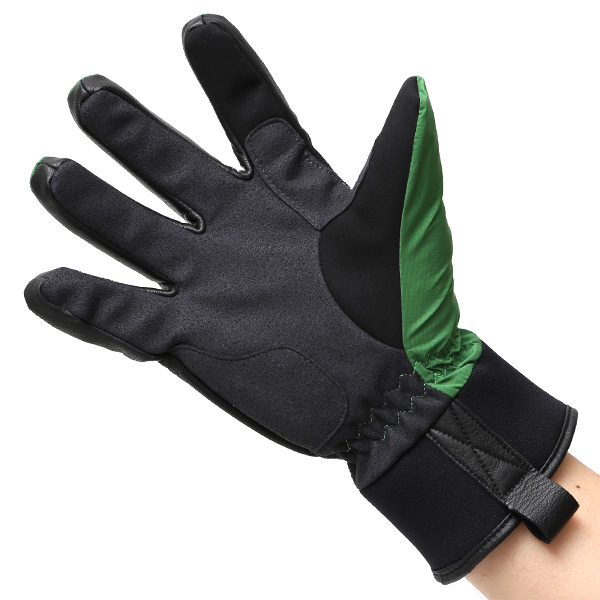  手袋 自転車 メンズ スマホ対応 防寒 温かい 防風 防水 高機能　冬用 通勤 通学 グローブ バイク グリーン 緑色 サイクリング アウトドア ロードバイク 手袋 タッチパネル操作可能 ペレック(PELLEK) KURODA(クロダ)