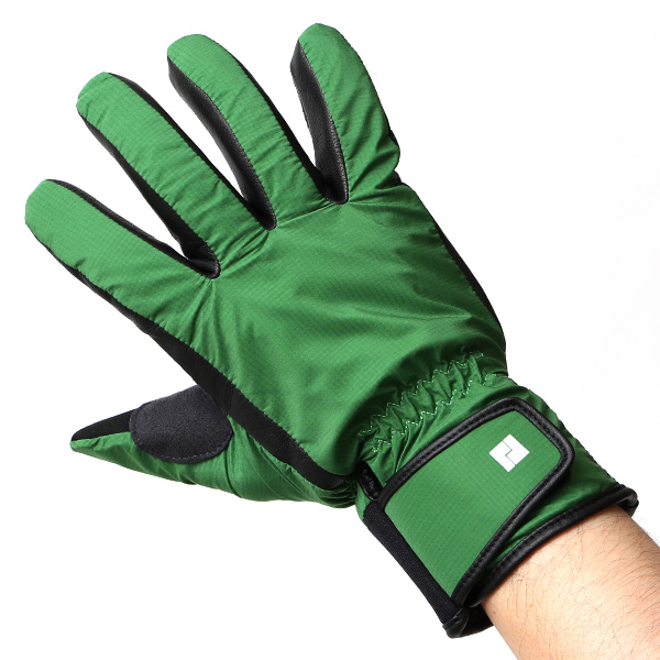 手袋 自転車 メンズ スマホ対応 防寒 温かい 防風 防水 高機能　冬用 通勤 通学 グローブ バイク グリーン 緑色 サイクリング アウトドア ロードバイク 手袋 タッチパネル操作可能 ペレック(PELLEK) KURODA(クロダ)
