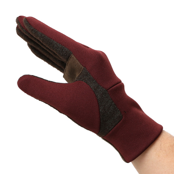  ランニング 手袋 冬 スマホ対応 防寒 メンズ レディース 男女兼用 伸縮性あり 高機能生地 温かい ワイン レッド ワイン 赤色 ジョギング ウォーキング 散歩 自転車 冬 手袋 ユニセックス ペレック(PELLEK) KURODA(クロダ)