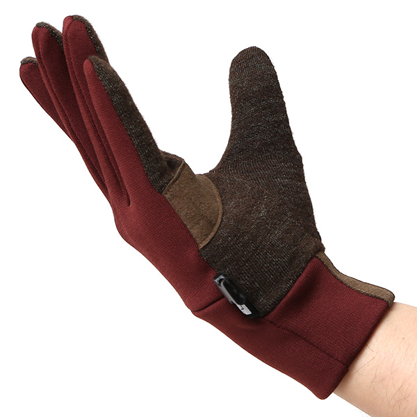  ランニング 手袋 冬 スマホ対応 防寒 メンズ レディース 男女兼用 伸縮性あり 高機能生地 温かい ワイン レッド ワイン 赤色 ジョギング ウォーキング 散歩 自転車 冬 手袋 ユニセックス ペレック(PELLEK) KURODA(クロダ)