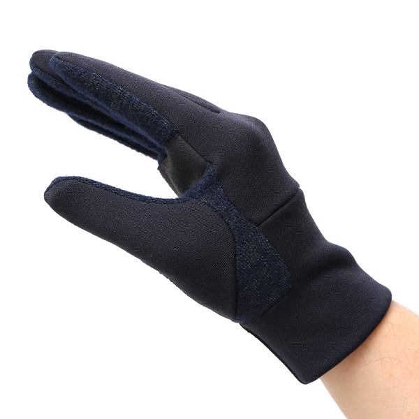  ランニング 手袋 冬 スマホ対応 防寒 メンズ レディース 男女兼用 伸縮性あり 高機能生地 温かい ブルー ネイビー 青色 ジョギング ウォーキング 散歩 自転車 冬 手袋 ユニセックス ペレック(PELLEK) KURODA(クロダ)