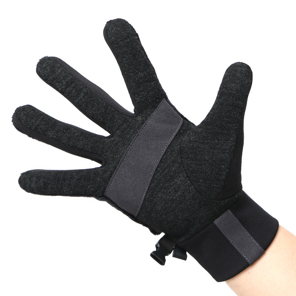 ジョギング 手袋 冬 スマホ対応 防寒 メンズ レディース 男女兼用 伸縮性あり 高機能生地 温かい ブラック 黒 黒色 ランニング ウォーキング 散歩 自転車 冬 手袋 ユニセックス ペレック(PELLEK) KURODA(クロダ)