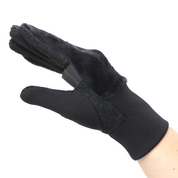 ジョギング 手袋 冬 スマホ対応 防寒 メンズ レディース 男女兼用 伸縮性あり 高機能生地 温かい ブラック 黒 黒色 ランニング ウォーキング 散歩 自転車 冬 手袋 ユニセックス ペレック(PELLEK) KURODA(クロダ)