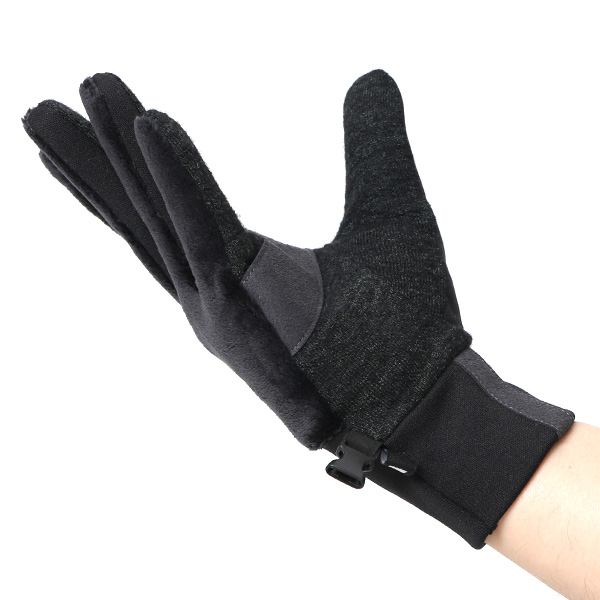 ジョギング 手袋 冬 スマホ対応 防寒 メンズ レディース 男女兼用 伸縮性あり 高機能生地 温かい ブラック 黒 黒色 ランニング ウォーキング 散歩 自転車 冬 手袋 ユニセックス ペレック(PELLEK) KURODA(クロダ)