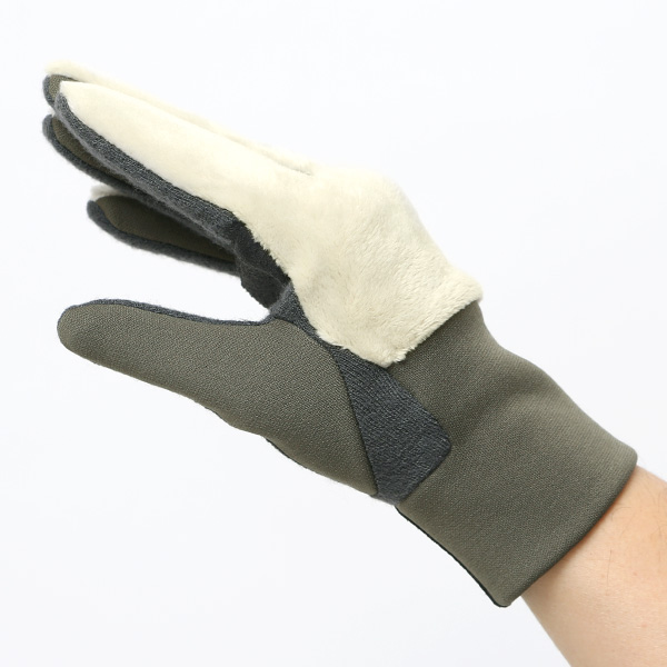  ジョギング 手袋 冬 スマホ対応 防寒 メンズ レディース 男女兼用 伸縮性あり 高機能生地 温かい ライトグレー グレー グレイ 灰色 ランニング ウォーキング 散歩 自転車 冬 手袋 ユニセックス ペレック(PELLEK) KURODA(クロダ)