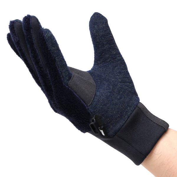  ジョギング 手袋 冬 スマホ対応 防寒 メンズ レディース 男女兼用 伸縮性あり 高機能生地 温かい ブルー ネイビー 青色 ランニング ウォーキング 散歩 自転車 冬 手袋 ユニセックス ペレック(PELLEK) KURODA(クロダ)