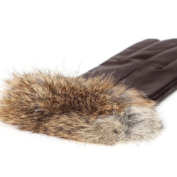  手袋 レディース 革手袋 レザー ラビットファー イタリーラム 羊革 暖かい 女性用 グローブ 皮 パープル 紫色 嫁 妻 彼女 娘 記念日 クリスマス 誕生日 プレゼント ギフト 化粧箱 付き ブランド KURODA(クロダ)