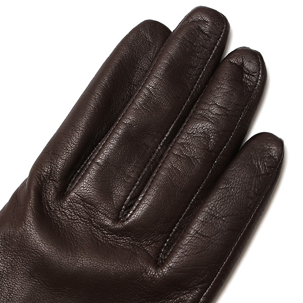  女性用 手袋 革手袋 ファー レザー レッキス ラビットファー イタリーラム 羊革 暖かい グローブ ダークブラウン ブラウン 茶 茶色 嫁 妻 彼女 娘 記念日 クリスマス 誕生日 プレゼント ギフト 化粧箱 付き ブランド KURODA(クロダ)