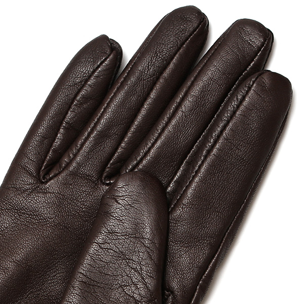  女性用 手袋 革手袋 ファー レザー レッキス ラビットファー イタリーラム 羊革 暖かい グローブ ダークブラウン ブラウン 茶 茶色 嫁 妻 彼女 娘 記念日 クリスマス 誕生日 プレゼント ギフト 化粧箱 付き ブランド KURODA(クロダ)