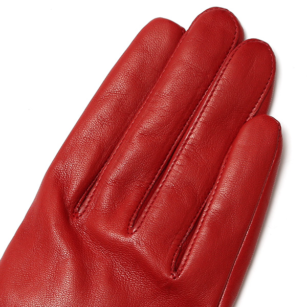  女性用 手袋 革手袋 ファー レザー レッキス ラビットファー イタリーラム 羊革 暖かい グローブ レッド ワイン 赤色 嫁 妻 彼女 娘 記念日 クリスマス 誕生日 プレゼント ギフト 化粧箱 付き ブランド KURODA(クロダ)