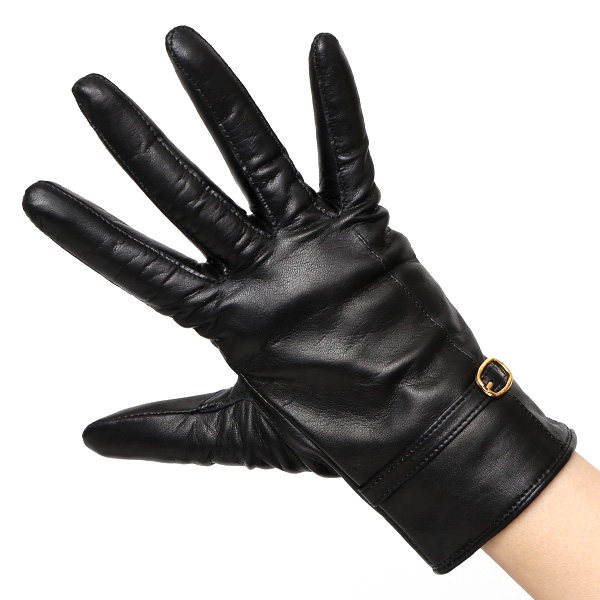  手袋 レディース 本革 カシミア100％ 裏地 ブランド イタリーラム 化粧箱 付き 女性 レザー 皮 グローブ ブラック 黒 黒色 暖かい カシミヤ 100％ 防寒 保温 防風 冬 ビジネス 婦人用 皮 手袋 ブランド KURODA(クロダ)