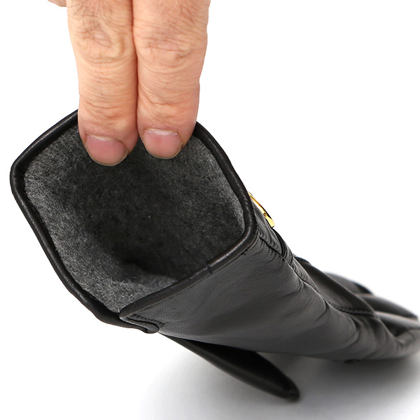  手袋 レディース 本革 カシミア100％ 裏地 ブランド イタリーラム 化粧箱 付き 女性 レザー 皮 グローブ ブラック 黒 黒色 暖かい カシミヤ 100％ 防寒 保温 防風 冬 ビジネス 婦人用 皮 手袋 ブランド KURODA(クロダ)