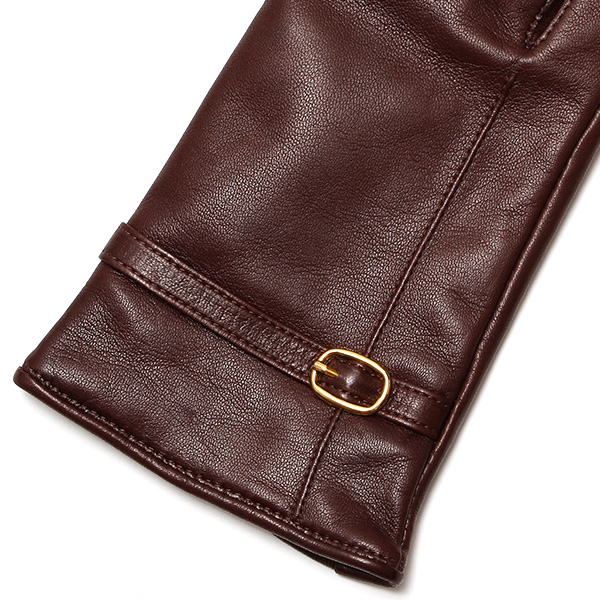  手袋 レディース 本革 カシミア100％ 裏地 ブランド イタリーラム 化粧箱 付き 女性 レザー 皮 グローブ ブラウン 茶 茶色 暖かい カシミヤ 100％ 防寒 保温 防風 冬 ビジネス 婦人用 皮 手袋 ブランド KURODA(クロダ)