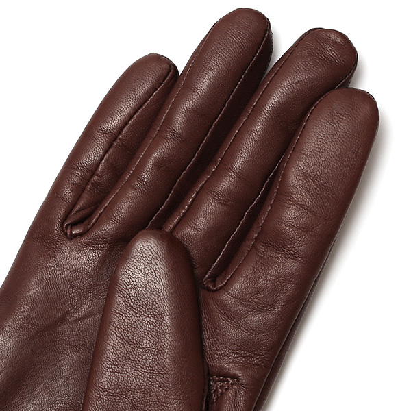  手袋 レディース 本革 カシミア100％ 裏地 ブランド イタリーラム 化粧箱 付き 女性 レザー 皮 グローブ ブラウン 茶 茶色 暖かい カシミヤ 100％ 防寒 保温 防風 冬 ビジネス 婦人用 皮 手袋 ブランド KURODA(クロダ)