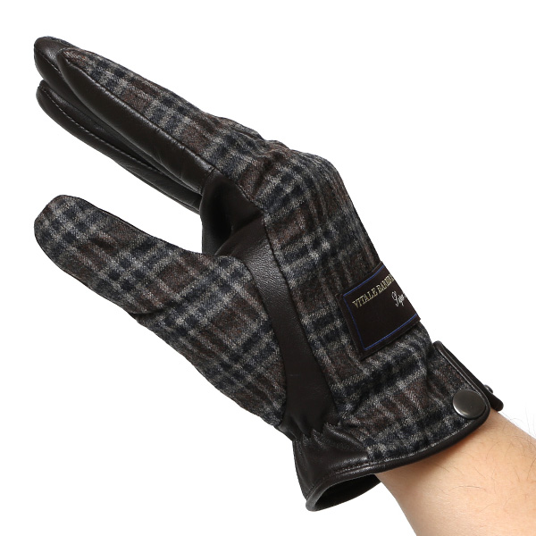  カノニコ社 イタリア製 スーツ生地 手袋 メンズ 本革 男性 ブランド ブラウン 茶 茶色 ビジネス フォーマル 仕事 スーツ 営業 手袋 落ち着いた デザイン ギフト オシャレ