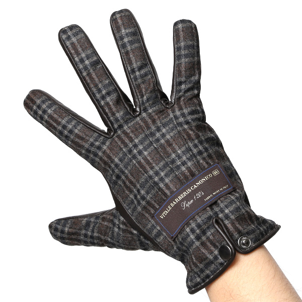  カノニコ社 イタリア製 スーツ生地 手袋 メンズ 本革 男性 ブランド ブラウン 茶 茶色 ビジネス フォーマル 仕事 スーツ 営業 手袋 落ち着いた デザイン ギフト オシャレ