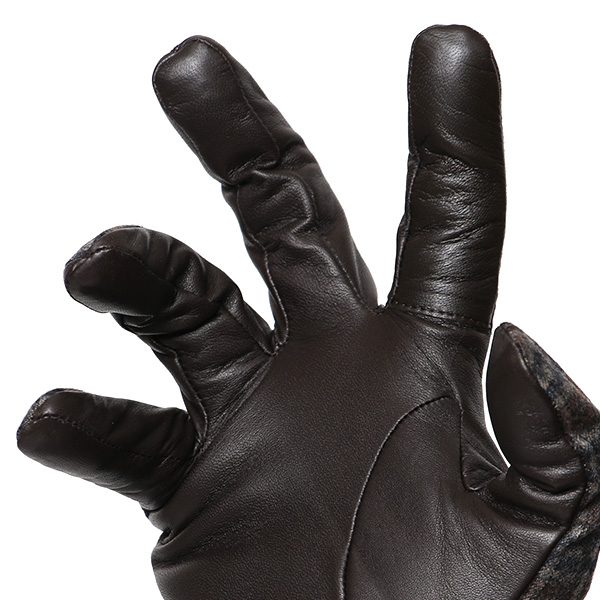  カノニコ社 イタリア製 スーツ生地 手袋 メンズ 本革 男性 ブランド ブラウン 茶 茶色 ビジネス フォーマル 仕事 スーツ 営業 手袋 落ち着いた デザイン ギフト オシャレ