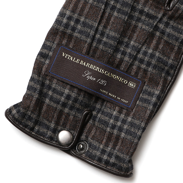  カノニコ社 イタリア製 スーツ生地 手袋 メンズ 本革 男性 ブランド ブラウン 茶 茶色 ビジネス フォーマル 仕事 スーツ 営業 手袋 落ち着いた デザイン ギフト オシャレ