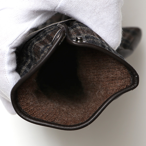  カノニコ社 イタリア製 スーツ生地 手袋 メンズ 本革 男性 ブランド ブラウン 茶 茶色 ビジネス フォーマル 仕事 スーツ 営業 手袋 落ち着いた デザイン ギフト オシャレ