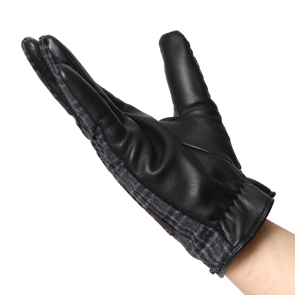  カノニコ社 イタリア製 スーツ生地 手袋 メンズ 本革 男性 ブランド グレー グレイ 灰色 ビジネス フォーマル 仕事 スーツ 営業 手袋 落ち着いた デザイン ギフト オシャレ