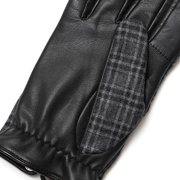  カノニコ社 イタリア製 スーツ生地 手袋 メンズ 本革 男性 ブランド グレー グレイ 灰色 ビジネス フォーマル 仕事 スーツ 営業 手袋 落ち着いた デザイン ギフト オシャレ