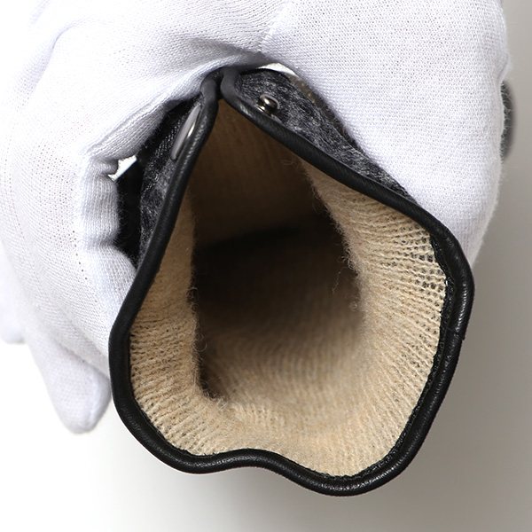  カノニコ社 イタリア製 スーツ生地 手袋 メンズ 本革 男性 ブランド グレー グレイ 灰色 ビジネス フォーマル 仕事 スーツ 営業 手袋 落ち着いた デザイン ギフト オシャレ