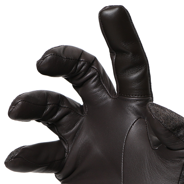  カノニコ社 イタリア製 スーツ生地 手袋 メンズ 本革 男性 ブランド グレー グレイ 灰色 ビジネス フォーマル 仕事 スーツ 営業 手袋 落ち着いた デザイン ギフト オシャレ