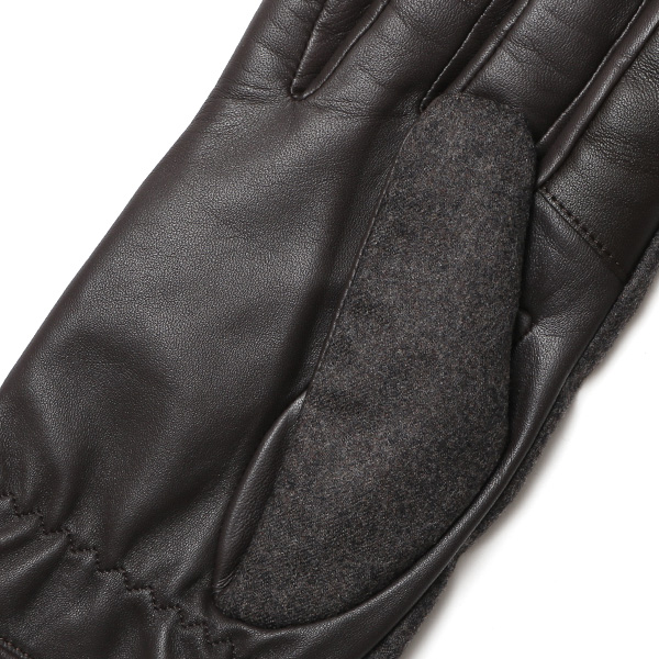  カノニコ社 イタリア製 スーツ生地 手袋 メンズ 本革 男性 ブランド グレー グレイ 灰色 ビジネス フォーマル 仕事 スーツ 営業 手袋 落ち着いた デザイン ギフト オシャレ