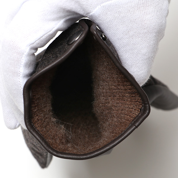  カノニコ社 イタリア製 スーツ生地 手袋 メンズ 本革 男性 ブランド グレー グレイ 灰色 ビジネス フォーマル 仕事 スーツ 営業 手袋 落ち着いた デザイン ギフト オシャレ