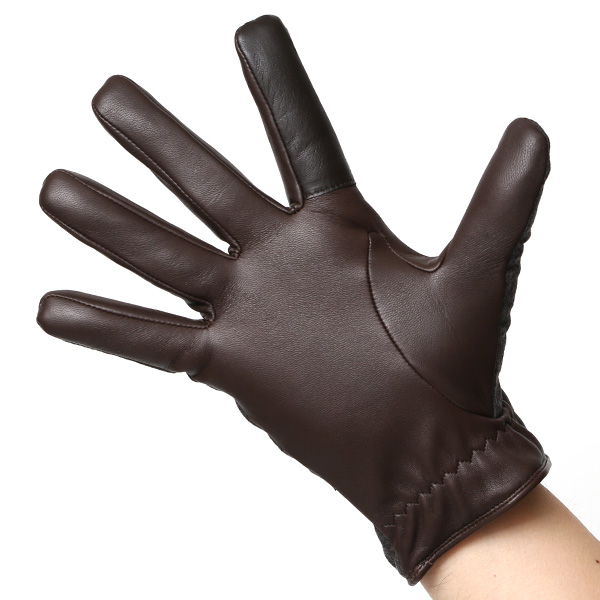  カノニコ社 イタリア製 スーツ生地 手袋 メンズ 本革 男性 ブランド グレー グレイ 灰色 ビジネス フォーマル 仕事 スーツ 営業 手袋 落ち着いた デザイン ギフト オシャレ