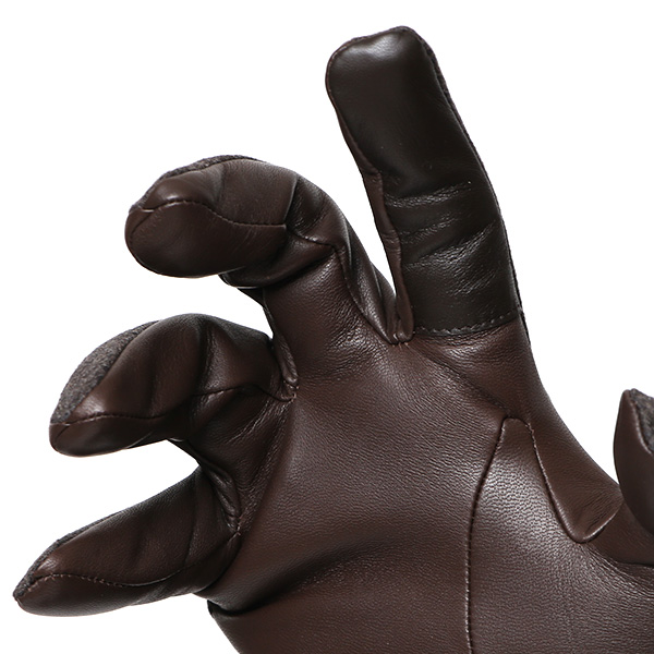  カノニコ社 イタリア製 スーツ生地 手袋 メンズ 本革 男性 ブランド グレー グレイ 灰色 ビジネス フォーマル 仕事 スーツ 営業 手袋 落ち着いた デザイン ギフト オシャレ