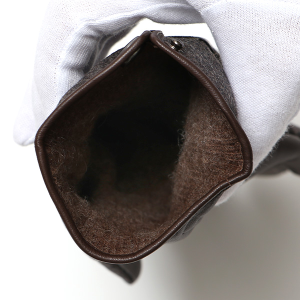  カノニコ社 イタリア製 スーツ生地 手袋 メンズ 本革 男性 ブランド グレー グレイ 灰色 ビジネス フォーマル 仕事 スーツ 営業 手袋 落ち着いた デザイン ギフト オシャレ