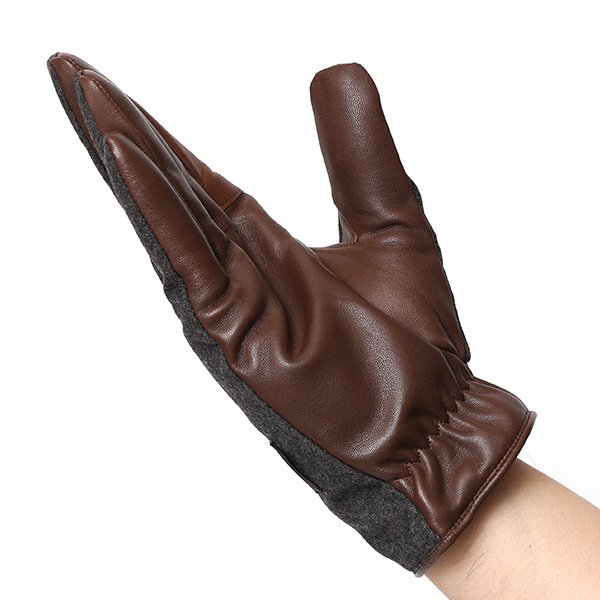  カノニコ社 イタリア製 スーツ生地 手袋 メンズ 本革 男性 ブランド グレー グレイ 灰色 ビジネス フォーマル 仕事 スーツ 営業 手袋 落ち着いた デザイン ギフト オシャレ