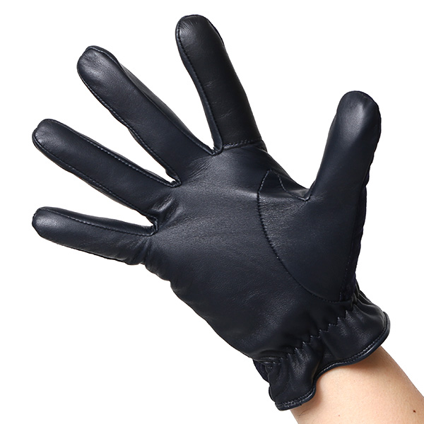  カノニコ社 イタリア製 スーツ生地 手袋 メンズ 本革 男性 ブランド ブルー ネイビー 青色 ビジネス フォーマル 仕事 スーツ 営業 手袋 落ち着いた デザイン ギフト オシャレ