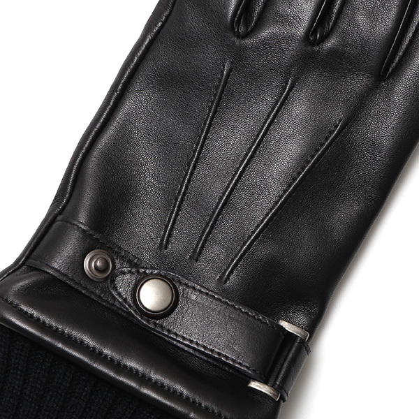  KURODA(クロダ) 仔羊革 本革 手袋 メンズ スマホ対応 ブラック 黒 黒色 男性 グローブ 皮 高級 安心 日本メーカー 手袋専門 ブランド ギフト プレゼント 誕生日 クリスマス