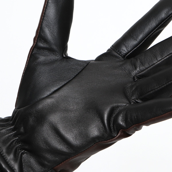  KURODA(クロダ) 仔羊革 本革 手袋 メンズ スマホ対応 ブラウン 茶 茶色 男性 グローブ 皮 高級 安心 日本メーカー 手袋専門 ブランド ギフト プレゼント 誕生日 クリスマス