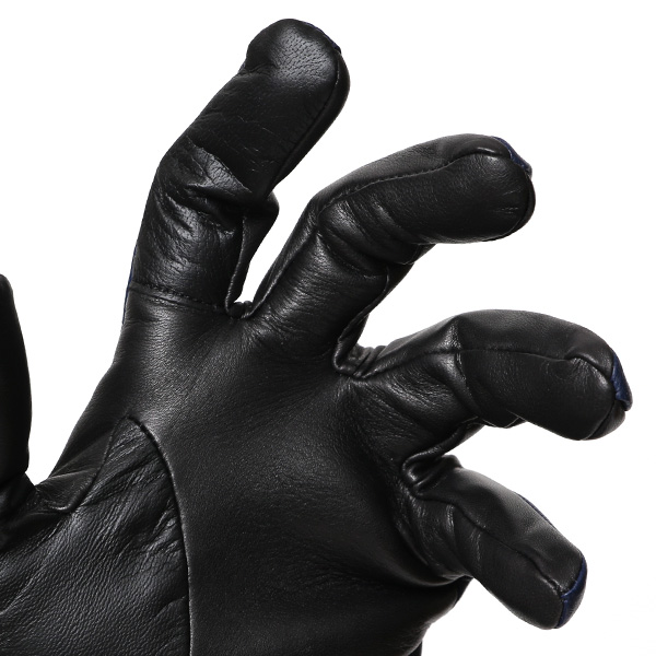  KURODA(クロダ) 仔羊革 本革 手袋 メンズ スマホ対応 ブルー ネイビー 青色 男性 グローブ 皮 高級 安心 日本メーカー 手袋専門 ブランド ギフト プレゼント 誕生日 クリスマス