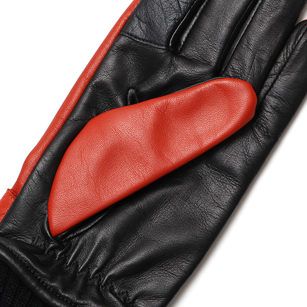  KURODA(クロダ) 仔羊革 本革 手袋 メンズ スマホ対応 オレンジ 橙色 男性 グローブ 皮 高級 安心 日本メーカー 手袋専門 ブランド ギフト プレゼント 誕生日 クリスマス