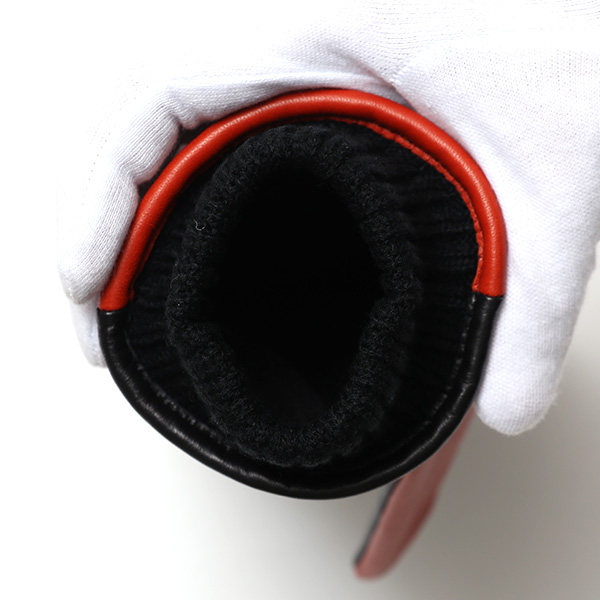  KURODA(クロダ) 仔羊革 本革 手袋 メンズ スマホ対応 オレンジ 橙色 男性 グローブ 皮 高級 安心 日本メーカー 手袋専門 ブランド ギフト プレゼント 誕生日 クリスマス