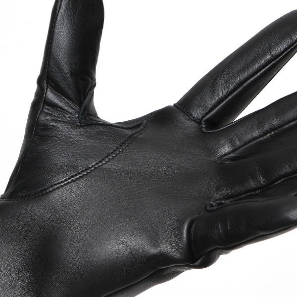  KURODA(クロダ) 本革 高級 三本山 手袋 メンズ スマホ対応 ブラック 黒 黒色 日本メーカー 革手袋 長年 耐久性 上質 高品質 プレゼント ギフト 皮 てぶくろ