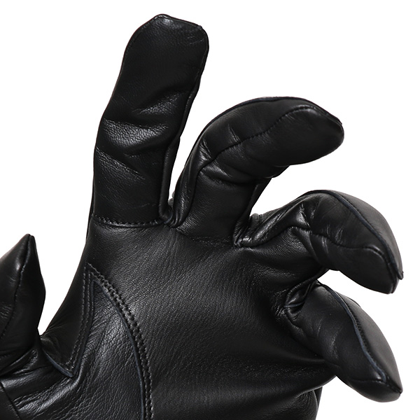  KURODA(クロダ) 本革 高級 三本山 手袋 メンズ スマホ対応 ブラック 黒 黒色 日本メーカー 革手袋 長年 耐久性 上質 高品質 プレゼント ギフト 皮 てぶくろ