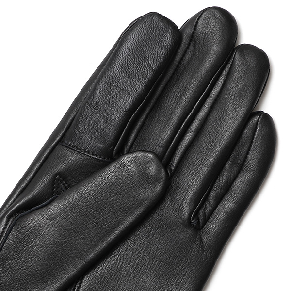  KURODA(クロダ) 本革 高級 三本山 手袋 メンズ スマホ対応 ブラック 黒 黒色 日本メーカー 革手袋 長年 耐久性 上質 高品質 プレゼント ギフト 皮 てぶくろ