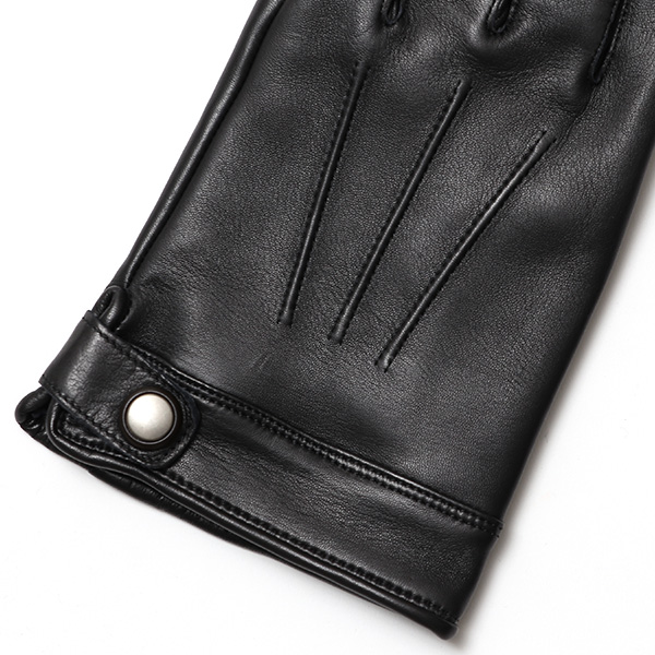  KURODA(クロダ) 本革 高級 三本山 手袋 メンズ スマホ対応 ブラック 黒 黒色 日本メーカー 革手袋 長年 耐久性 上質 高品質 プレゼント ギフト 皮 てぶくろ