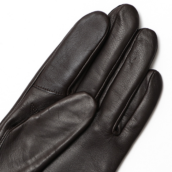  KURODA(クロダ) 本革 高級 三本山 手袋 メンズ スマホ対応 ダークブラウン ブラウン 茶 茶色 日本メーカー 革手袋 長年 耐久性 上質 高品質 プレゼント ギフト 皮 てぶくろ