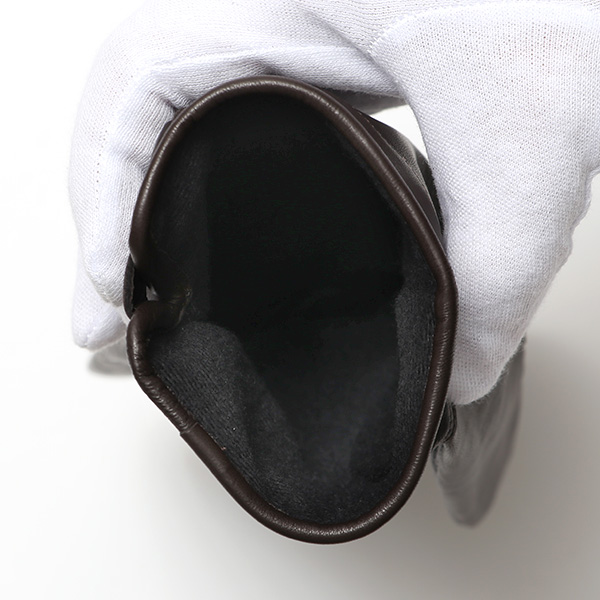  KURODA(クロダ) 本革 高級 三本山 手袋 メンズ スマホ対応 ダークブラウン ブラウン 茶 茶色 日本メーカー 革手袋 長年 耐久性 上質 高品質 プレゼント ギフト 皮 てぶくろ