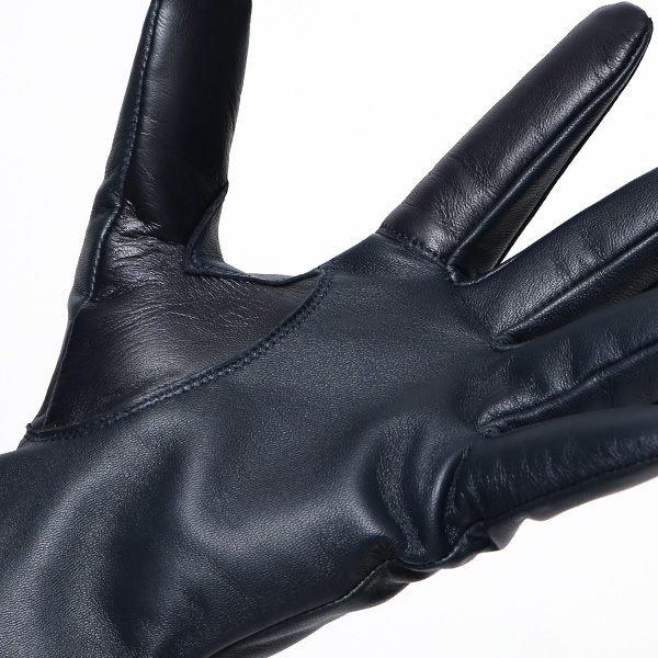  KURODA(クロダ) 本革 高級 三本山 手袋 メンズ スマホ対応 ブルー ネイビー 青色 日本メーカー 革手袋 長年 耐久性 上質 高品質 プレゼント ギフト 皮 てぶくろ