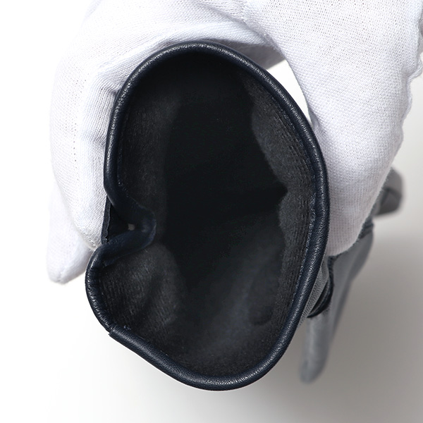  KURODA(クロダ) 本革 高級 三本山 手袋 メンズ スマホ対応 ブルー ネイビー 青色 日本メーカー 革手袋 長年 耐久性 上質 高品質 プレゼント ギフト 皮 てぶくろ